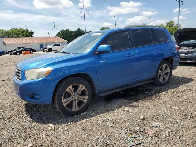 JTEDS43A582028749 - 2008 TOYOTA HIGHLANDER SPORT BLUE photo 1