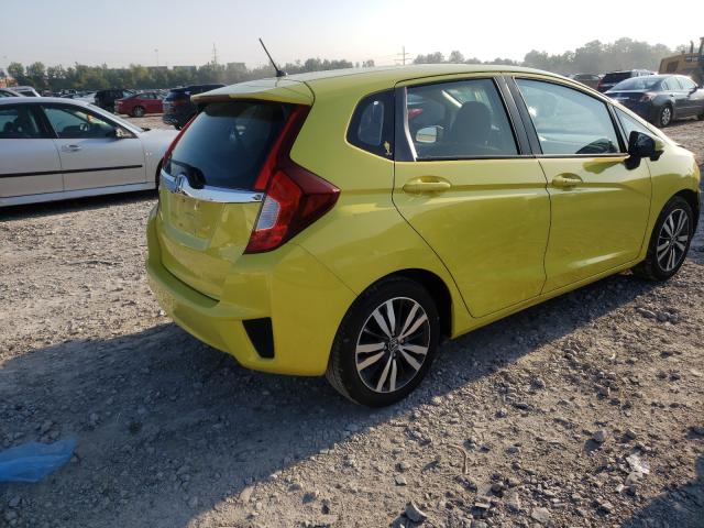 JHMGK5H70GX037024 - 2016 HONDA FIT EX YELLOW photo 4