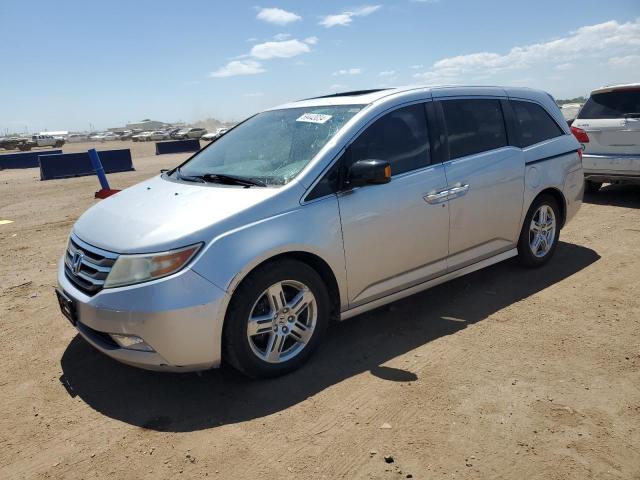 5FNRL5H93BB055240 - 2011 HONDA ODYSSEY TOURING SILVER photo 1