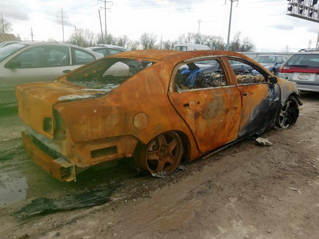 1G1ZC5EB5AF277062 - 2010 CHEVROLET MALIBU 1LT 烧焦的 照片 4