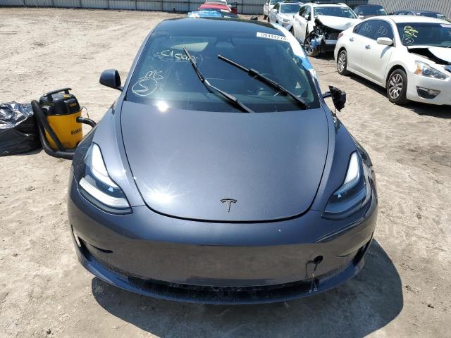 5YJ3E1EC0NF261869 - 2022 TESLA MODEL 3 GRAY photo 5