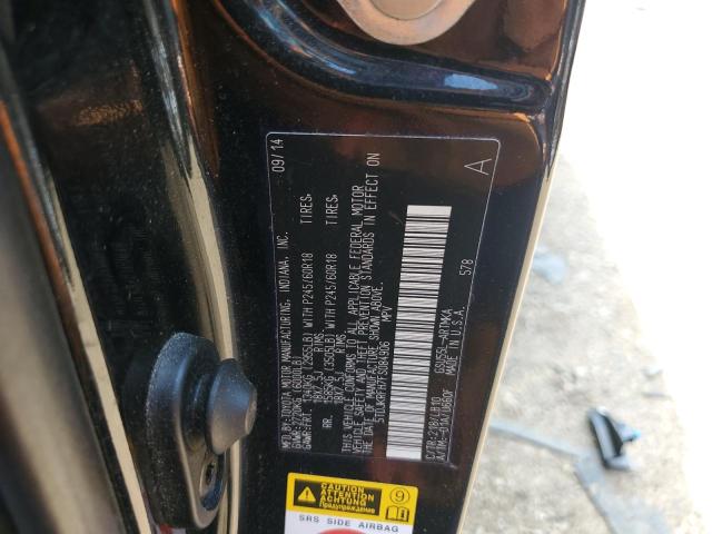 5TDJKRFH7FS084906 - 2015 TOYOTA HIGHLANDER XLE Qara foto 13