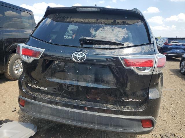 5TDJKRFH7FS084906 - 2015 TOYOTA HIGHLANDER XLE Qara foto 6