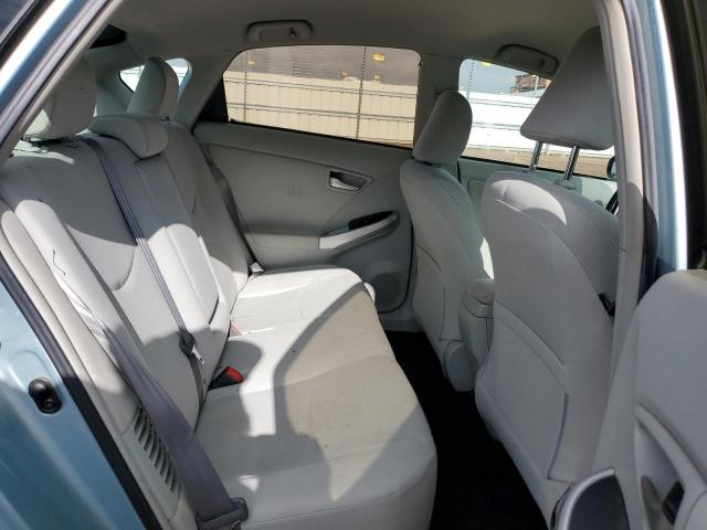 JTDKN3DU6D5569033 - 2013 TOYOTA PRIUS TEAL photo 10