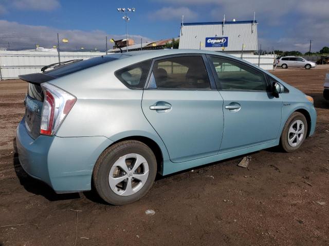 JTDKN3DU6D5569033 - 2013 TOYOTA PRIUS TEAL photo 3