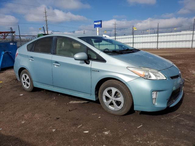 JTDKN3DU6D5569033 - 2013 TOYOTA PRIUS TEAL photo 4
