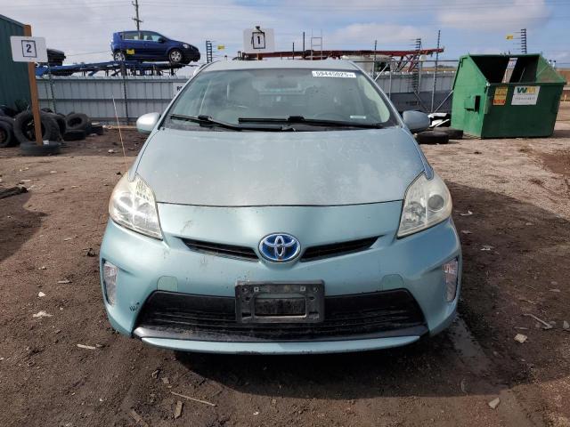 JTDKN3DU6D5569033 - 2013 TOYOTA PRIUS TEAL photo 5