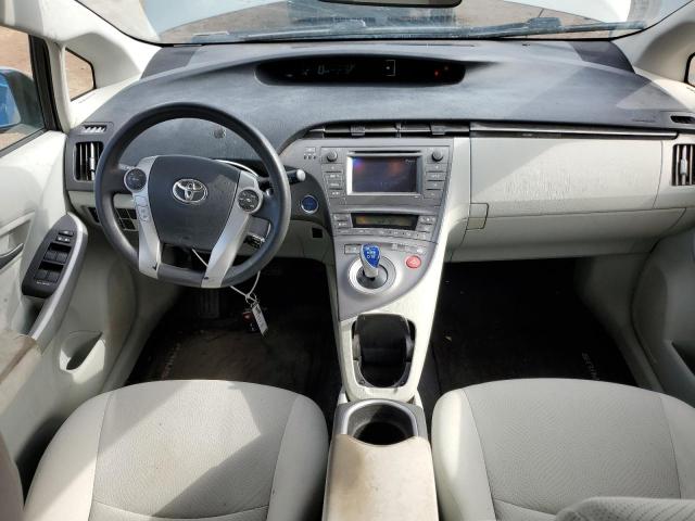 JTDKN3DU6D5569033 - 2013 TOYOTA PRIUS TEAL photo 8