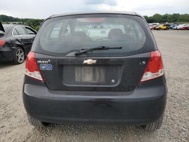 KL1TD66647B742455 - 2007 CHEVROLET AVEO BASE Qara foto 6