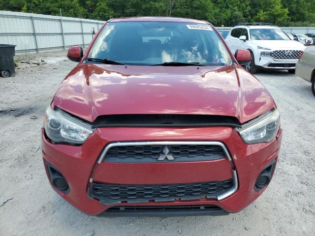 4A4AR3AU9FE014965 - 2015 MITSUBISHI OUTLANDER ES RED photo 5