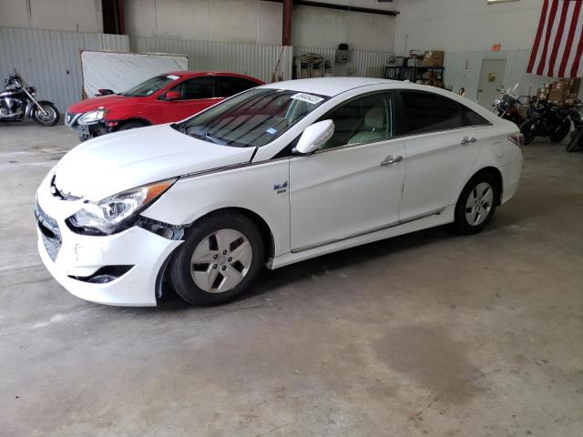 KMHEC4A42CA035137 - 2012 HYUNDAI SONATA HYBRID WHITE photo 1