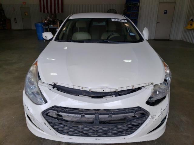 KMHEC4A42CA035137 - 2012 HYUNDAI SONATA HYBRID WHITE photo 5