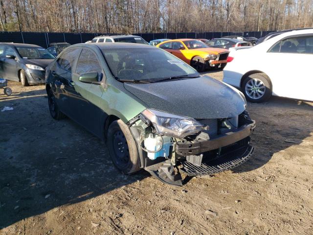 5YFBURHE3GP467351 - 2016 TOYOTA COROLLA L GREEN photo 1