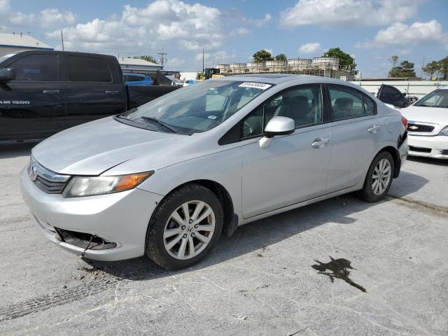 2HGFB2F91CH506007 - 2012 HONDA CIVIC EXL ვერცხლისფერი ფოტო 1