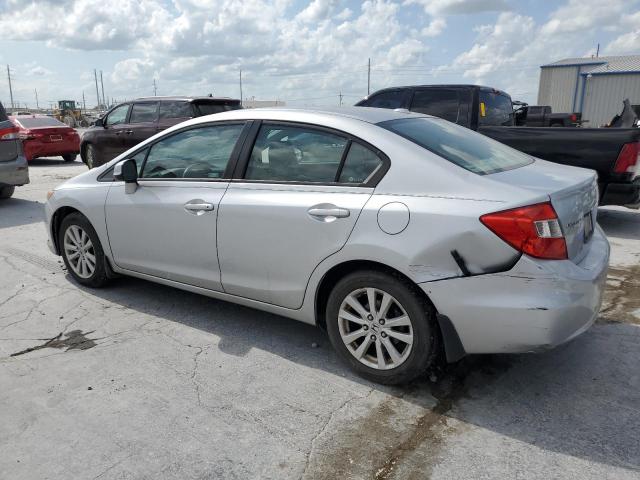 2HGFB2F91CH506007 - 2012 HONDA CIVIC EXL ვერცხლისფერი ფოტო 2