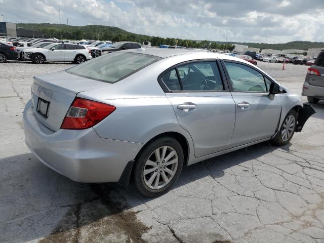2HGFB2F91CH506007 - 2012 HONDA CIVIC EXL ვერცხლისფერი ფოტო 3