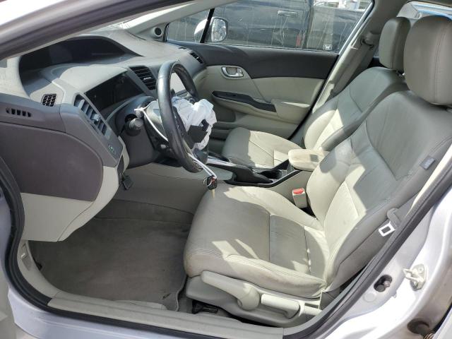 2HGFB2F91CH506007 - 2012 HONDA CIVIC EXL ვერცხლისფერი ფოტო 7