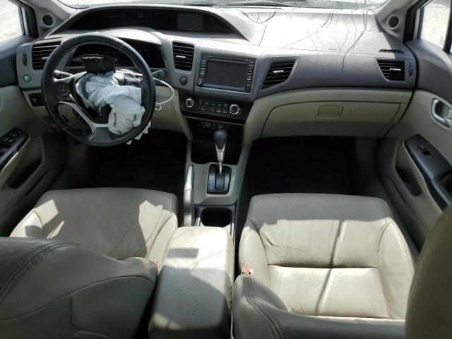 2HGFB2F91CH506007 - 2012 HONDA CIVIC EXL ვერცხლისფერი ფოტო 8