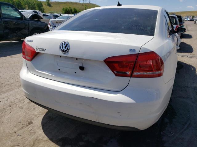 1VWBH7A38DC131150 - 2013 VOLKSWAGEN PASSAT SE WHITE photo 6