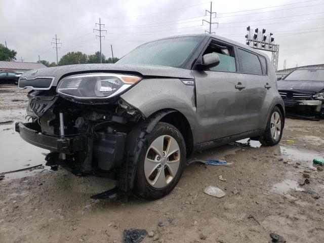 KNDJN2A23G7361449 - 2016 KIA SOUL GRAY photo 2