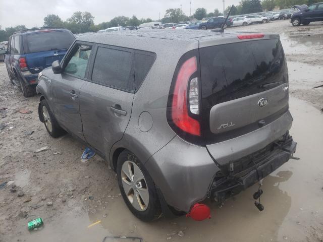 KNDJN2A23G7361449 - 2016 KIA SOUL GRAY photo 3