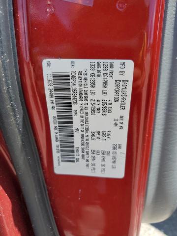 2C4GP54L35R344236 - 2005 CHRYSLER TOWN & COU TOURING Bordo foto 13