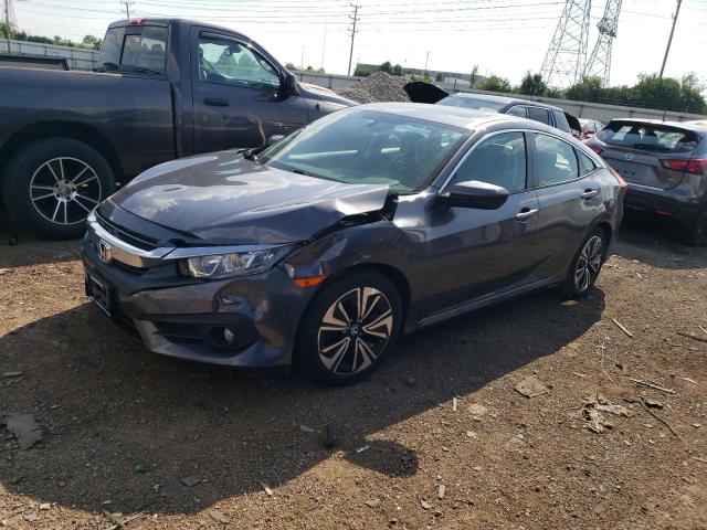 19XFC1F71HE017632 - 2017 HONDA CIVIC EXL ნაცრისფერი ფოტო 1