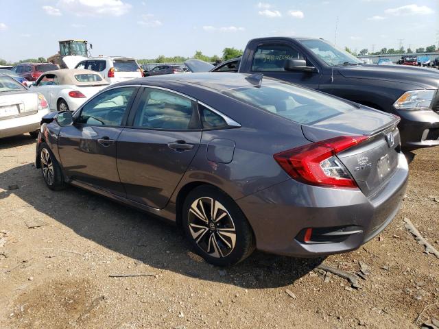 19XFC1F71HE017632 - 2017 HONDA CIVIC EXL ნაცრისფერი ფოტო 2