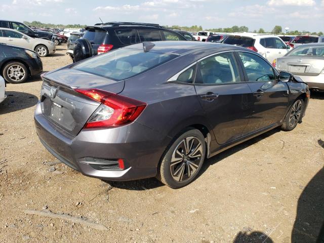 19XFC1F71HE017632 - 2017 HONDA CIVIC EXL ნაცრისფერი ფოტო 3