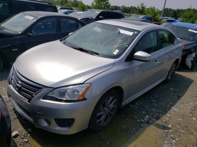 3N1AB7AP9FY228227 - 2015 NISSAN SENTRA S SILVER photo 2