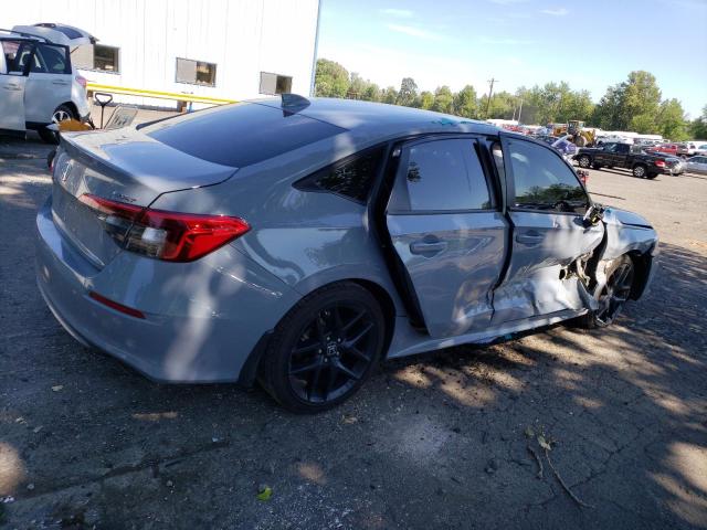 2HGFE2F55NH581171 - 2022 HONDA CIVIC SPORT GRAY photo 3