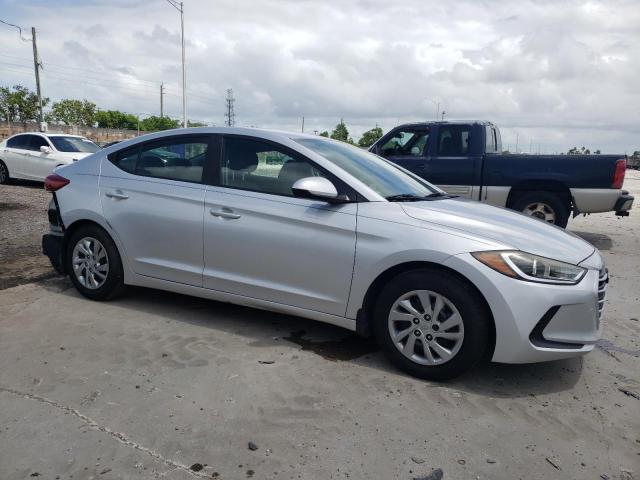 KMHD74LF4HU378763 - 2017 HYUNDAI ELANTRA SE SILVER photo 4