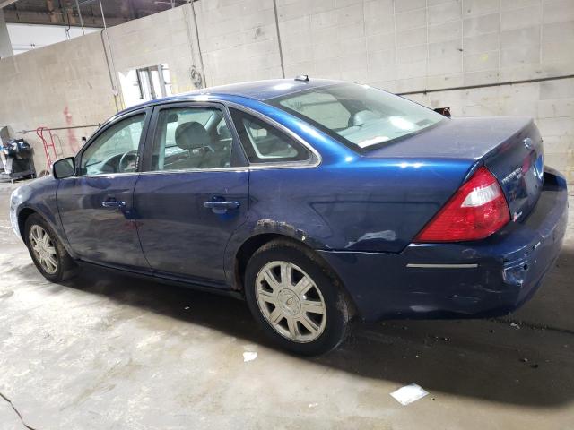 1FAHP27167G120546 - 2007 FORD FIVE HUNDR SEL BLUE photo 2