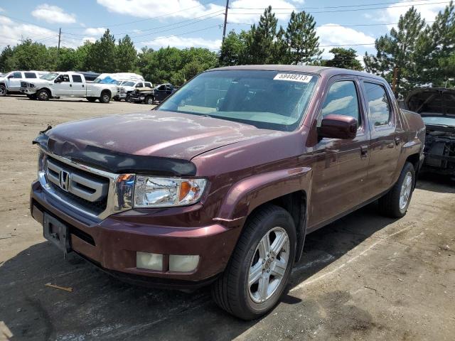 5FPYK1F5XBB003909 - 2011 HONDA RIDGELINE RTL MAROON photo 1