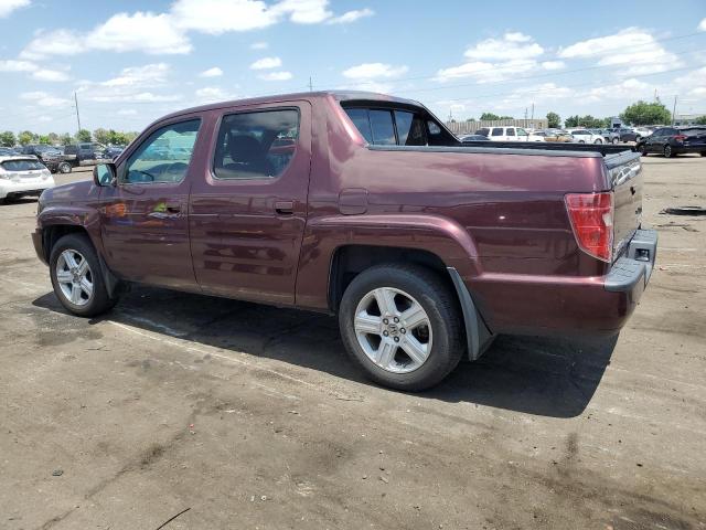 5FPYK1F5XBB003909 - 2011 HONDA RIDGELINE RTL MAROON photo 2