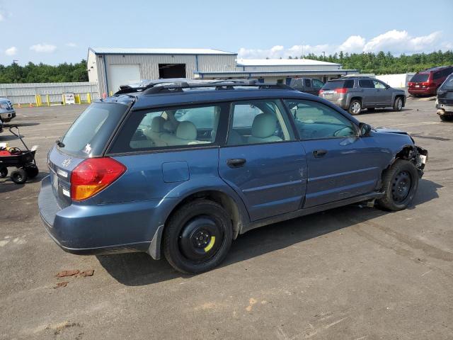 4S4BP61C967326956 - 2006 SUBARU LEGACY OUTBACK 2.5I BLUE photo 3