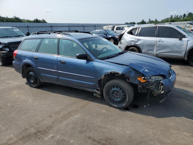 4S4BP61C967326956 - 2006 SUBARU LEGACY OUTBACK 2.5I BLUE photo 4