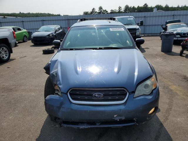 4S4BP61C967326956 - 2006 SUBARU LEGACY OUTBACK 2.5I BLUE photo 5