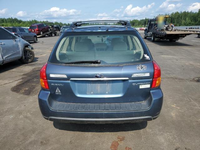 4S4BP61C967326956 - 2006 SUBARU LEGACY OUTBACK 2.5I BLUE photo 6