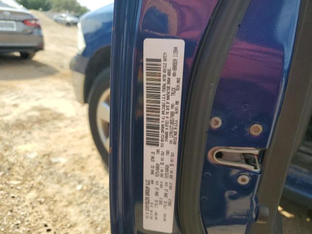 1D7RV1GT1BS517089 - 2011 DODGE RAM 1500 BLUE photo 12