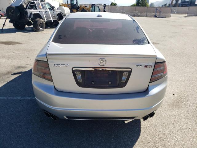 19UUA766X8A026888 - 2008 ACURA TL TYPE S SILVER photo 6