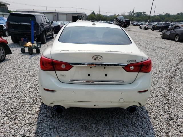 JN1BV7ARXEM683425 - 2014 INFINITI Q50 BASE WHITE photo 6