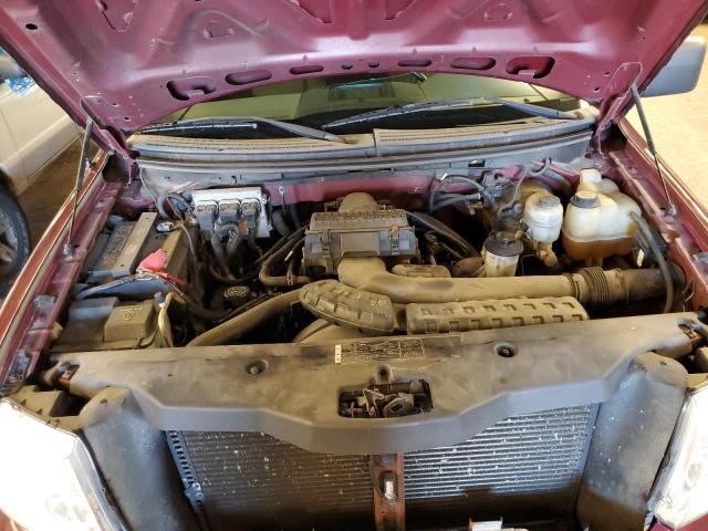 1FTPX14555FA58759 - 2005 FORD F150 MAROON photo 11