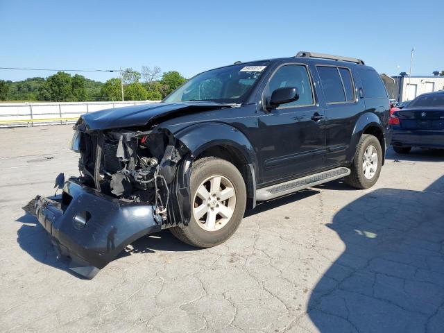 5N1AR18U08C630615 - 2008 NISSAN PATHFINDER S BLACK photo 1