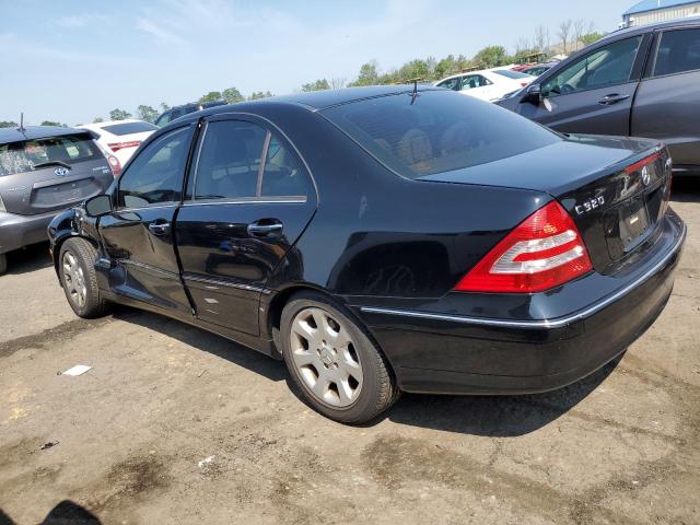 WDBRF84J35F684391 - 2005 MERCEDES-BENZ C 320 4MATIC BLACK photo 2