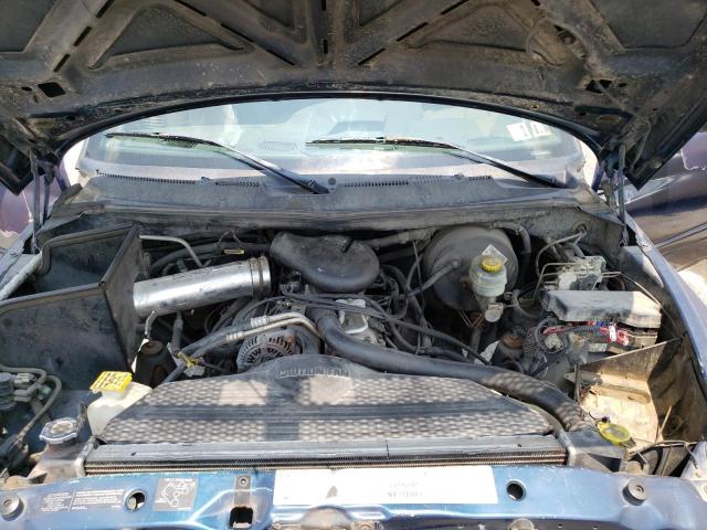 3B7HF13Z41G170831 - 2001 DODGE RAM 1500 C BLUE photo 11