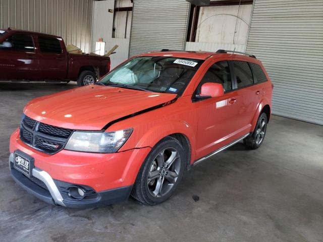 3C4PDCGB1JT158069 - 2018 DODGE JOURNEY CROSSROAD ORANGE photo 1