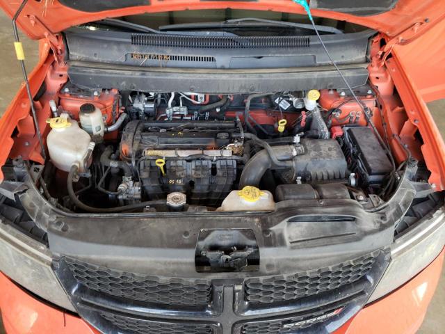 3C4PDCGB1JT158069 - 2018 DODGE JOURNEY CROSSROAD ORANGE photo 11