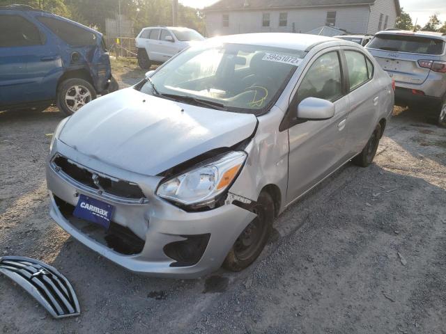 ML32F3FJ3HHF18826 - 2017 MITSUBISHI MIRAGE G4 ES ვერცხლისფერი ფოტო 2