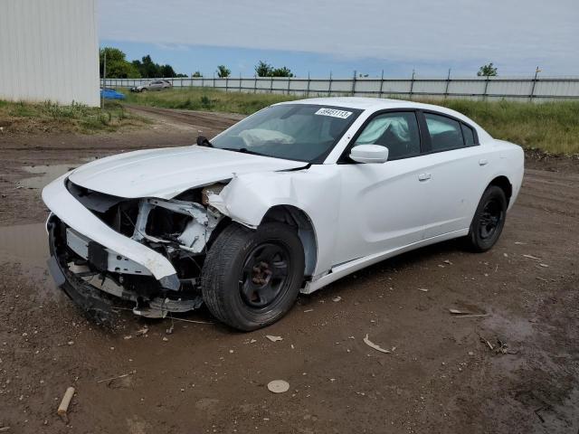 2C3CDXAG5KH599213 - 2019 DODGE CHARGER POLICE WHITE photo 1